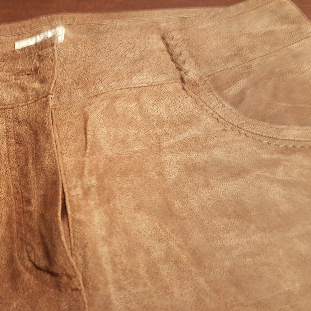 Together Leather Pants with Unique Braided Accents